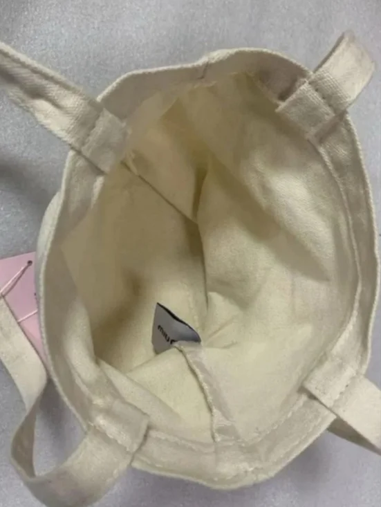 NWT Miu Miu Beige Tote Bag - Picture 9 of 10